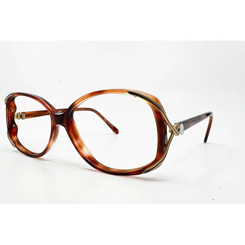 Viva Eyeglasses Women Brown Tortoise Vintage 360 DA 55-14-135